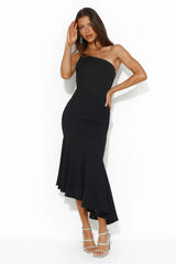 Find Me Partying Midi Dress Black