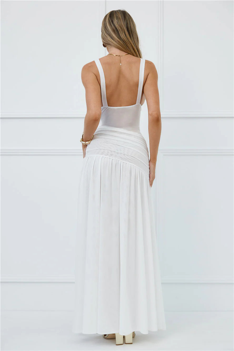 Denver Maxi Dress White