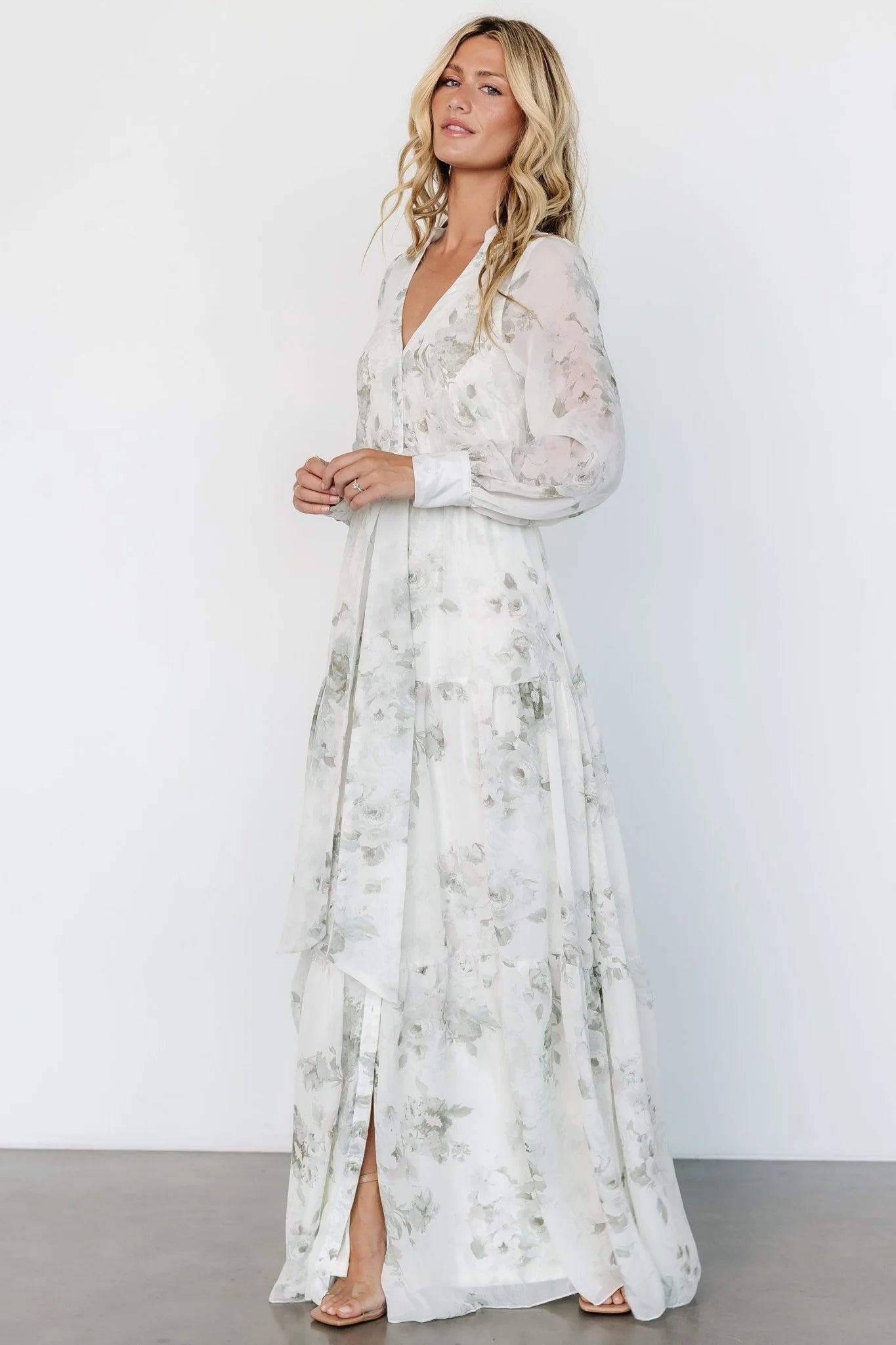 Lizette Maxi Dress | Sage Print