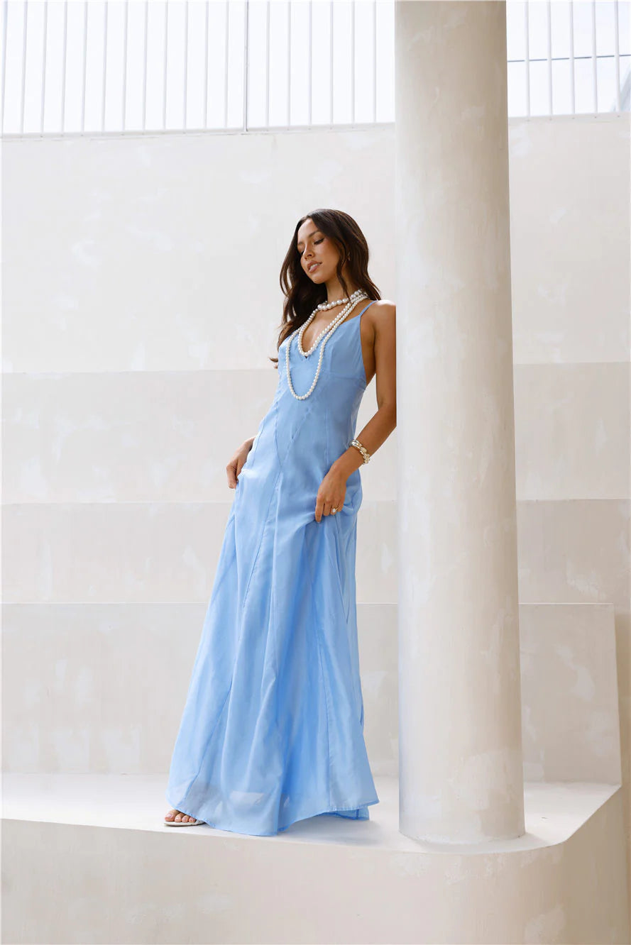 Dancing With Beauty Maxi Dress Jacaranda
