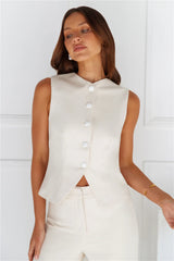 Tailored 'Fit Vest Beige