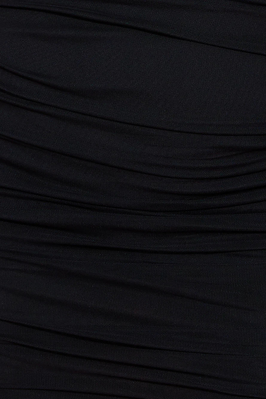 Worldly Times Crop Black