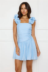 Copenhagen Charm Mini Dress Blue