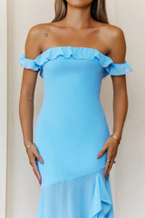 Flirt With Style Maxi Dress Blue
