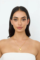18k Gold Plated Shell Dance Necklace Gold