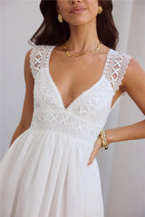Beautiful Beginnings Mini Dress White