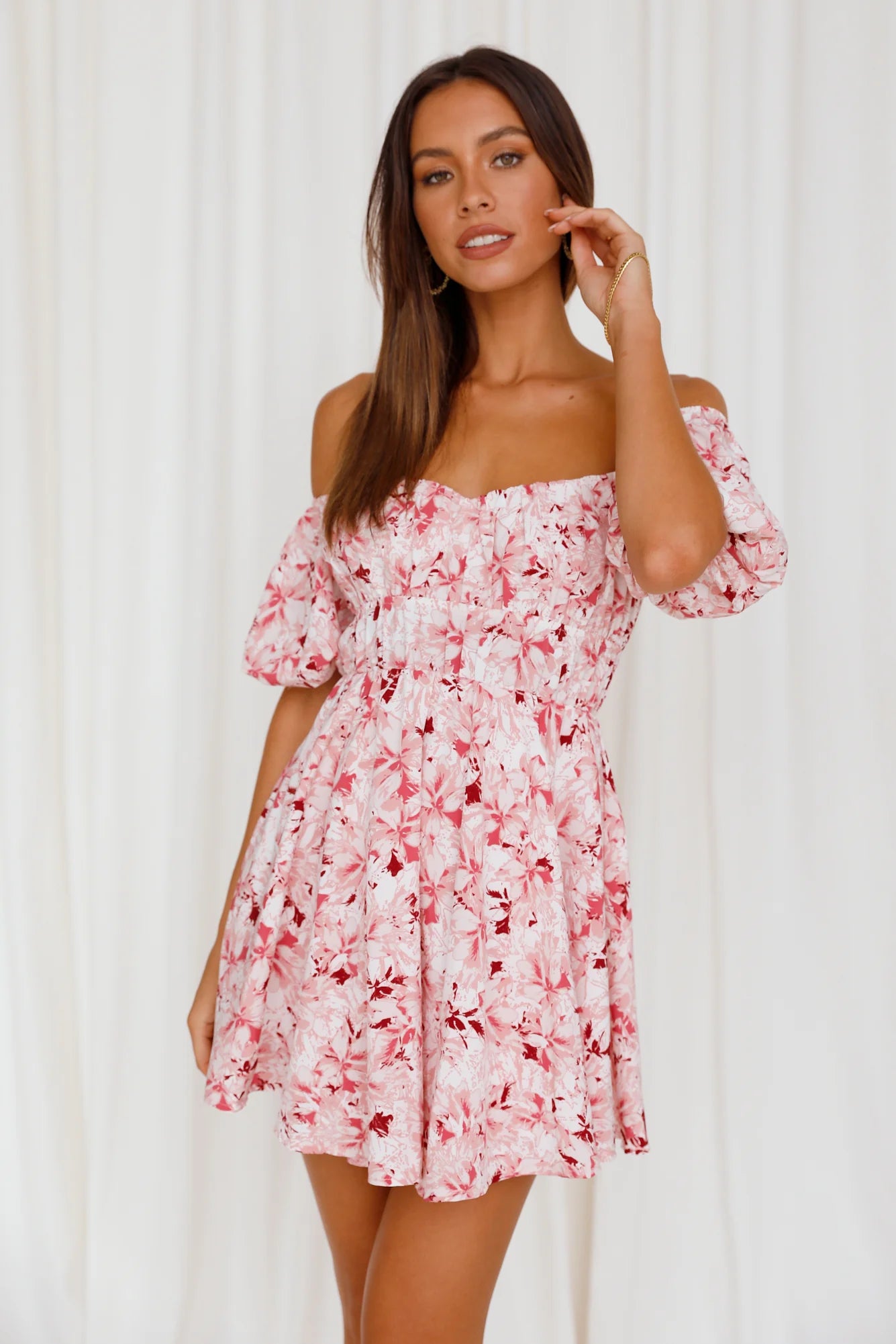 Electric Kiss Dress Pink