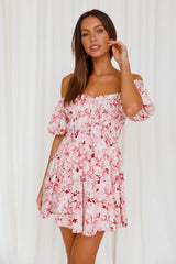 Electric Kiss Dress Pink