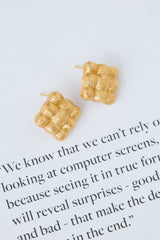 18k Gold Plated Luxa Earrings Gold