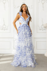 Endless Riviera Maxi Dress Blue