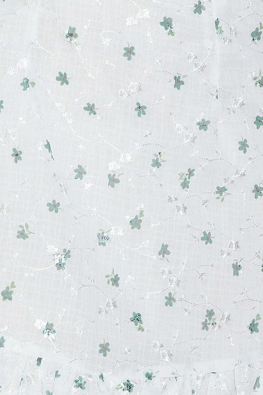 Walk On The Horizon Dress White