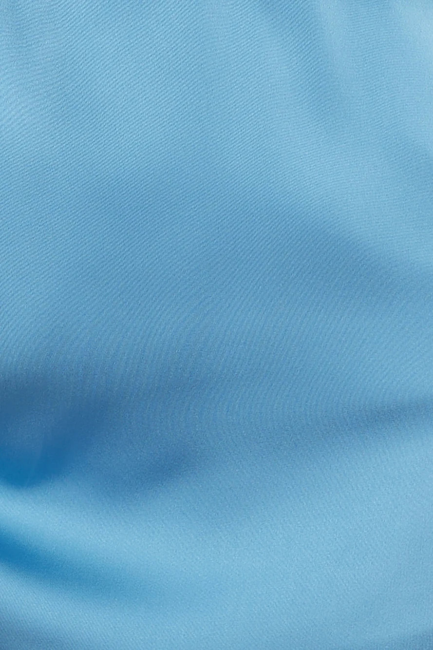 Fancy 'Fit Satin Mini Dress Blue