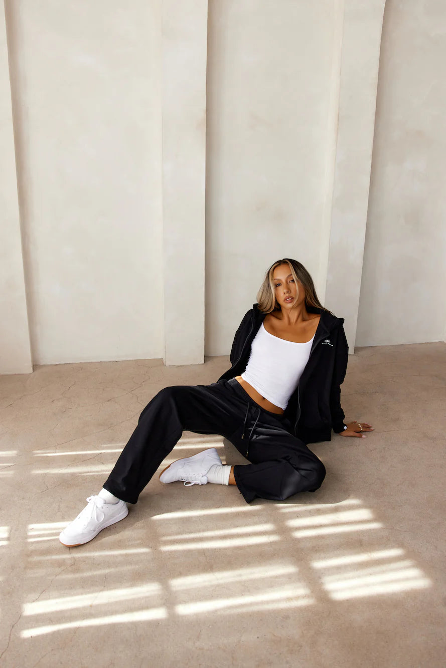 BASE Straight Leg Sweatpants Black