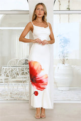 Flower Girl Energy Maxi Dress Cream