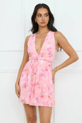 Twilight Serenity Mini Dress Pink