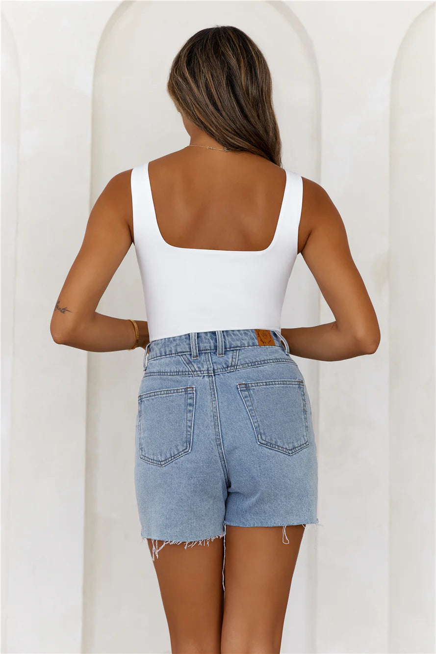 BASE  Superior Snatch Bodysuit White