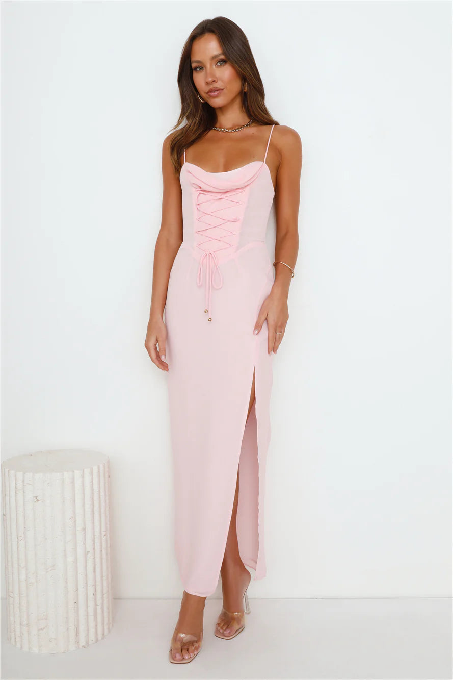 Attention Maxi Dress Pink