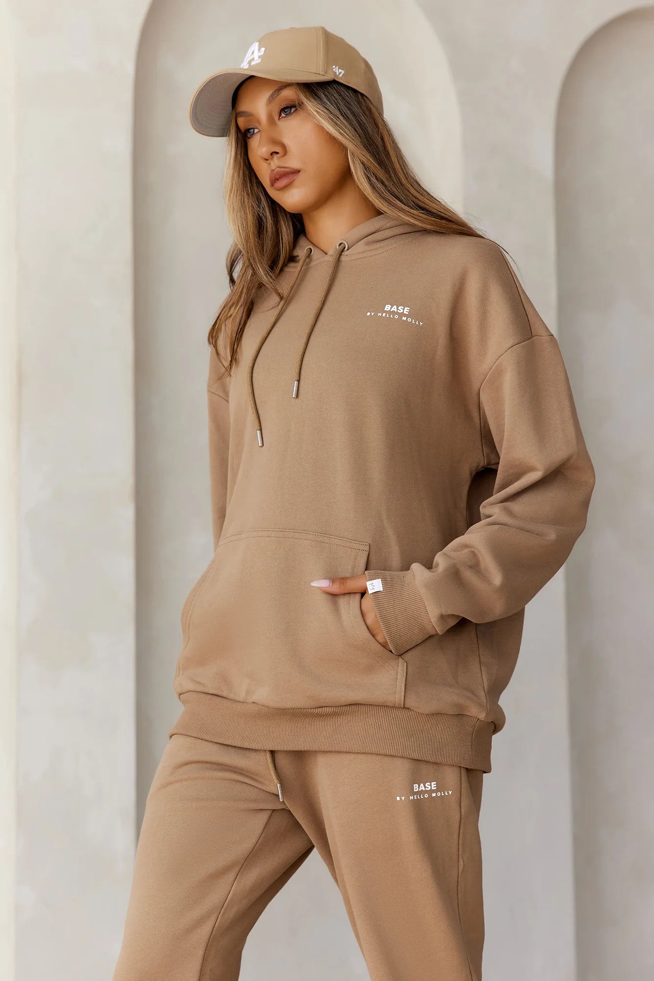 BASE Slip On Los Angeles Hoodie Coffee