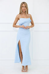 The Icon Issue Maxi Dress Blue