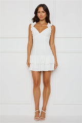 Your Wildflower Mini Dress White