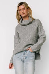 Lyon Turtleneck Sweater | Gray