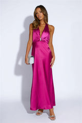 Ballroom Girl Maxi Dress Fuchsia