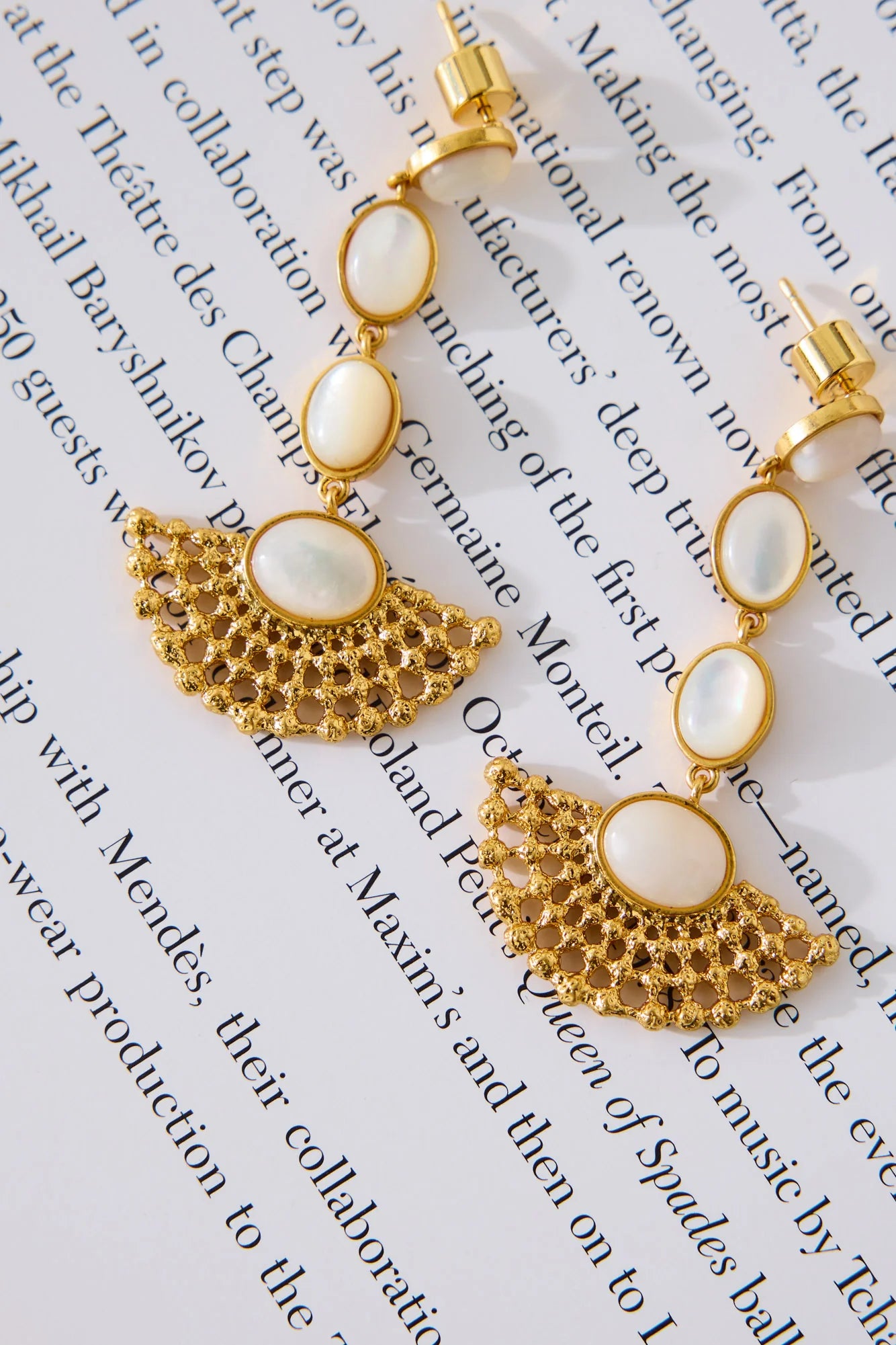 18k Gold Plated Dreamweaver Earrings Gold