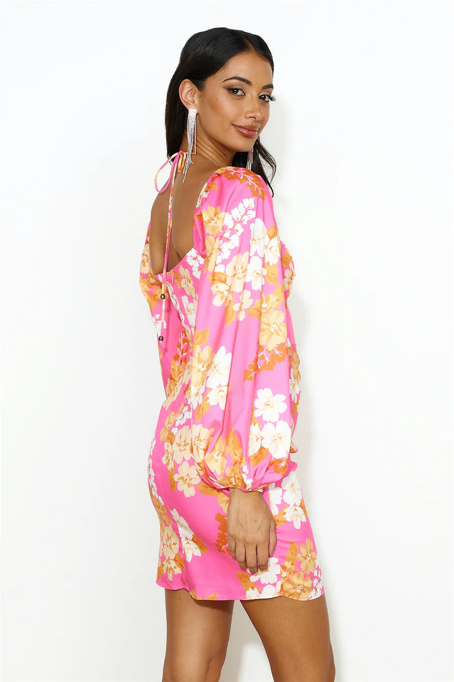 Fresh Season Mini Dress Pink