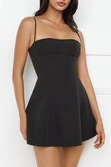 Better Nights Mini Dress Black