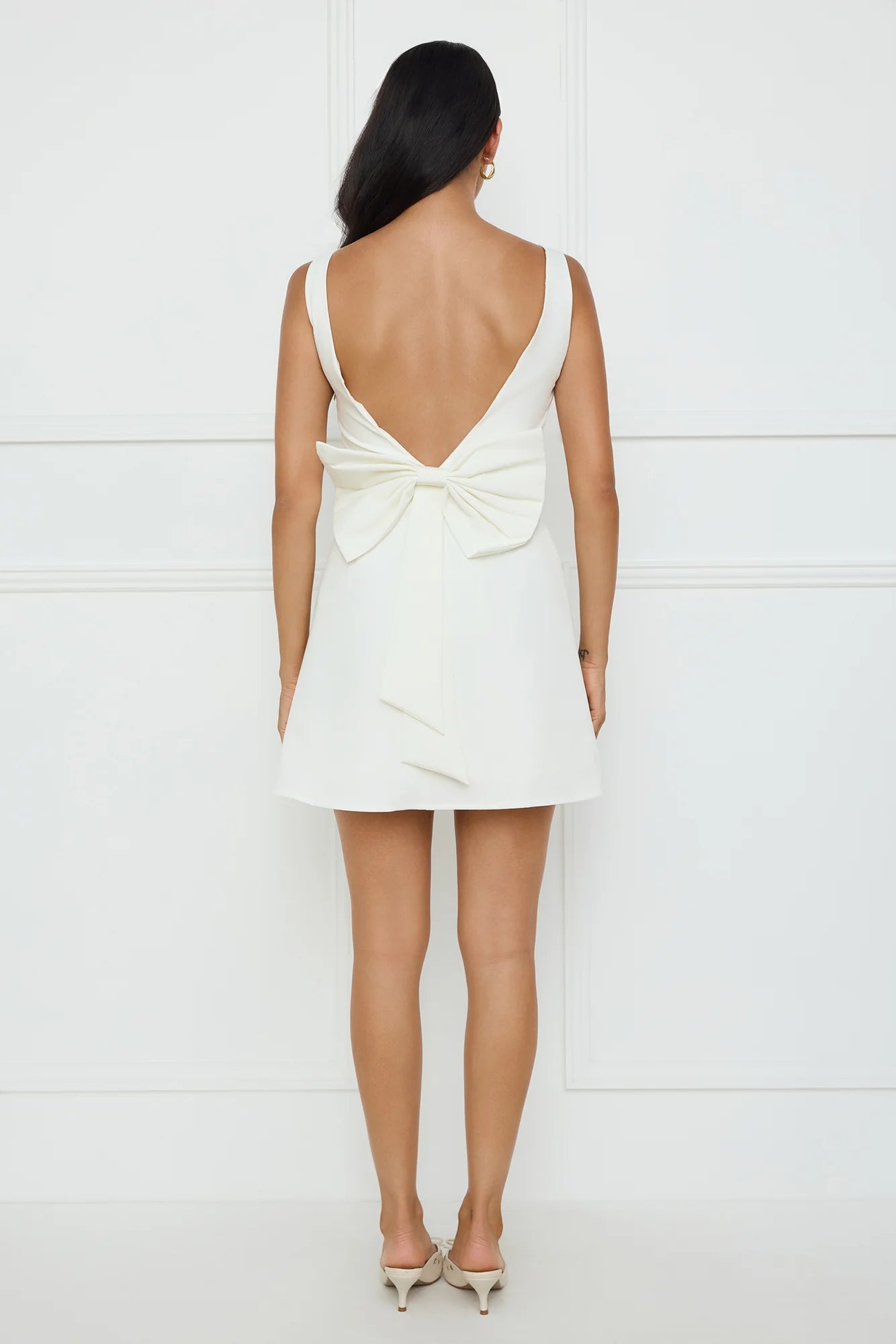 Enchanted Waltz Mini Dress White
