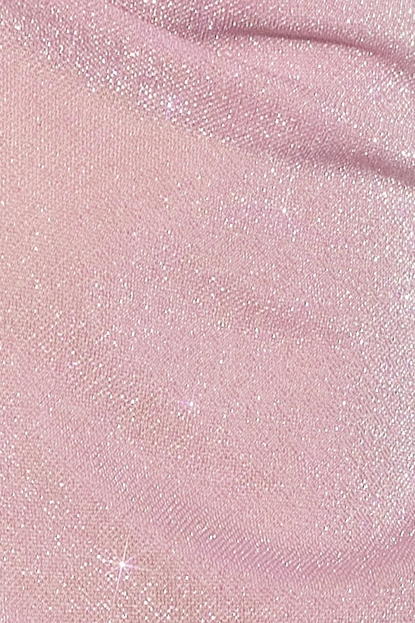 Flirt First Strapless Glitter Crop Top Pink