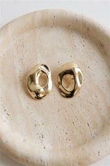 18k Gold Plated Style Flash Earrings Gold