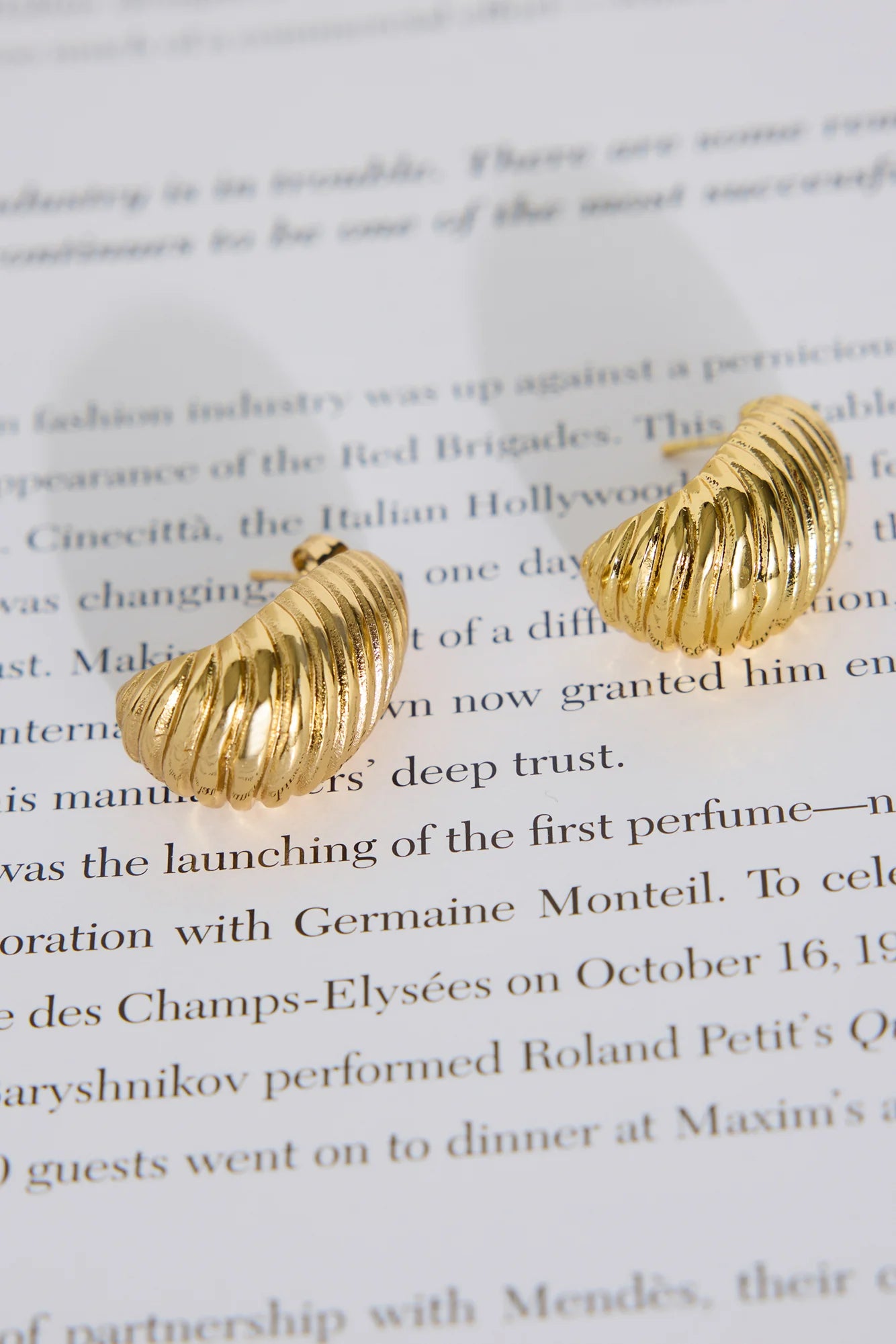 18k Gold Plated Amara Earrings Gold