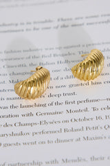 18k Gold Plated Amara Earrings Gold