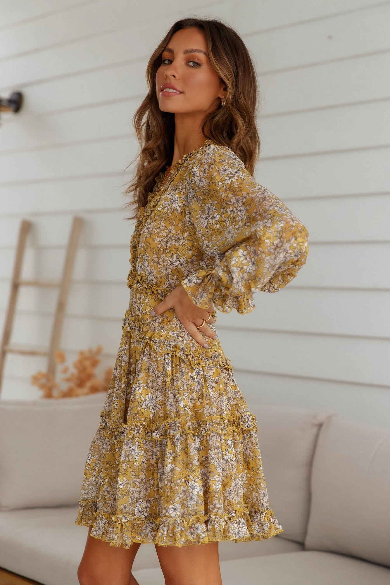 Gossip Queen Dress Yellow