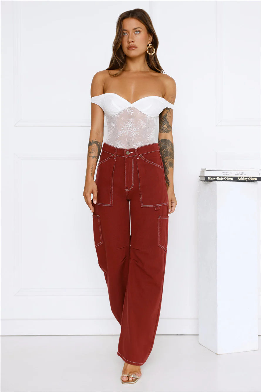 Vibes Of The Night Lace Bodysuit White