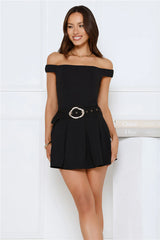 Chase The Dream Mini Skort Black