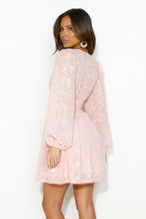 Flower Patch Mini Dress Pink