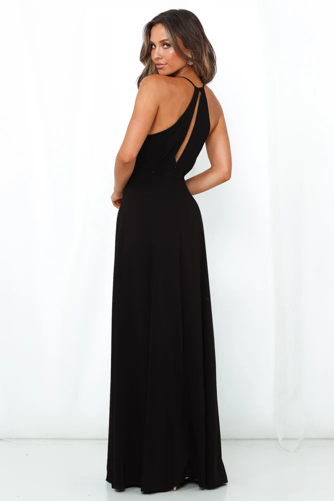 DEAR EMILIA Do It For Me Maxi Dress Black