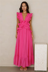 Evening Luxe Maxi Dress Pink