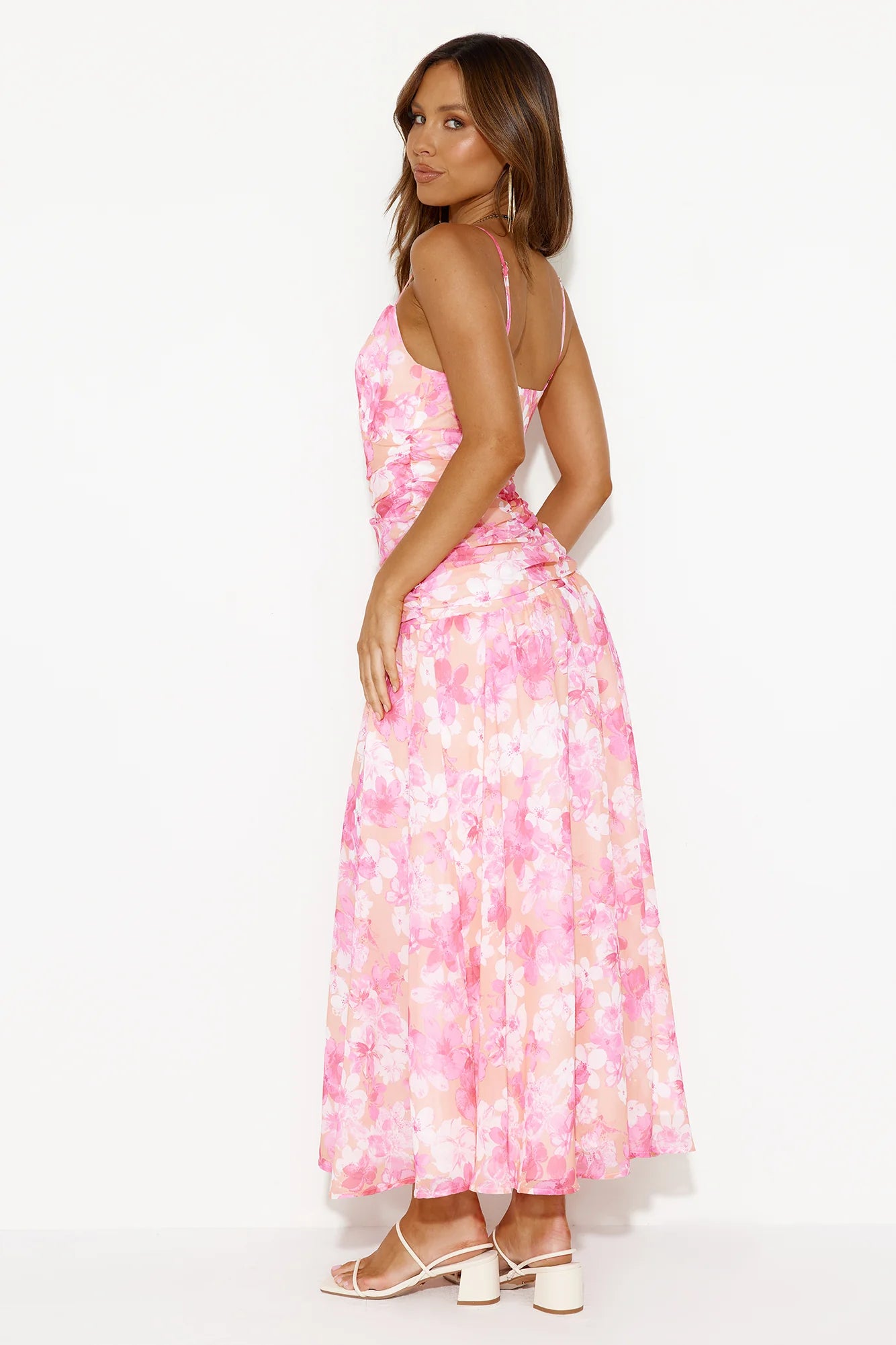 Travel To Me Maxi Dress Pink
