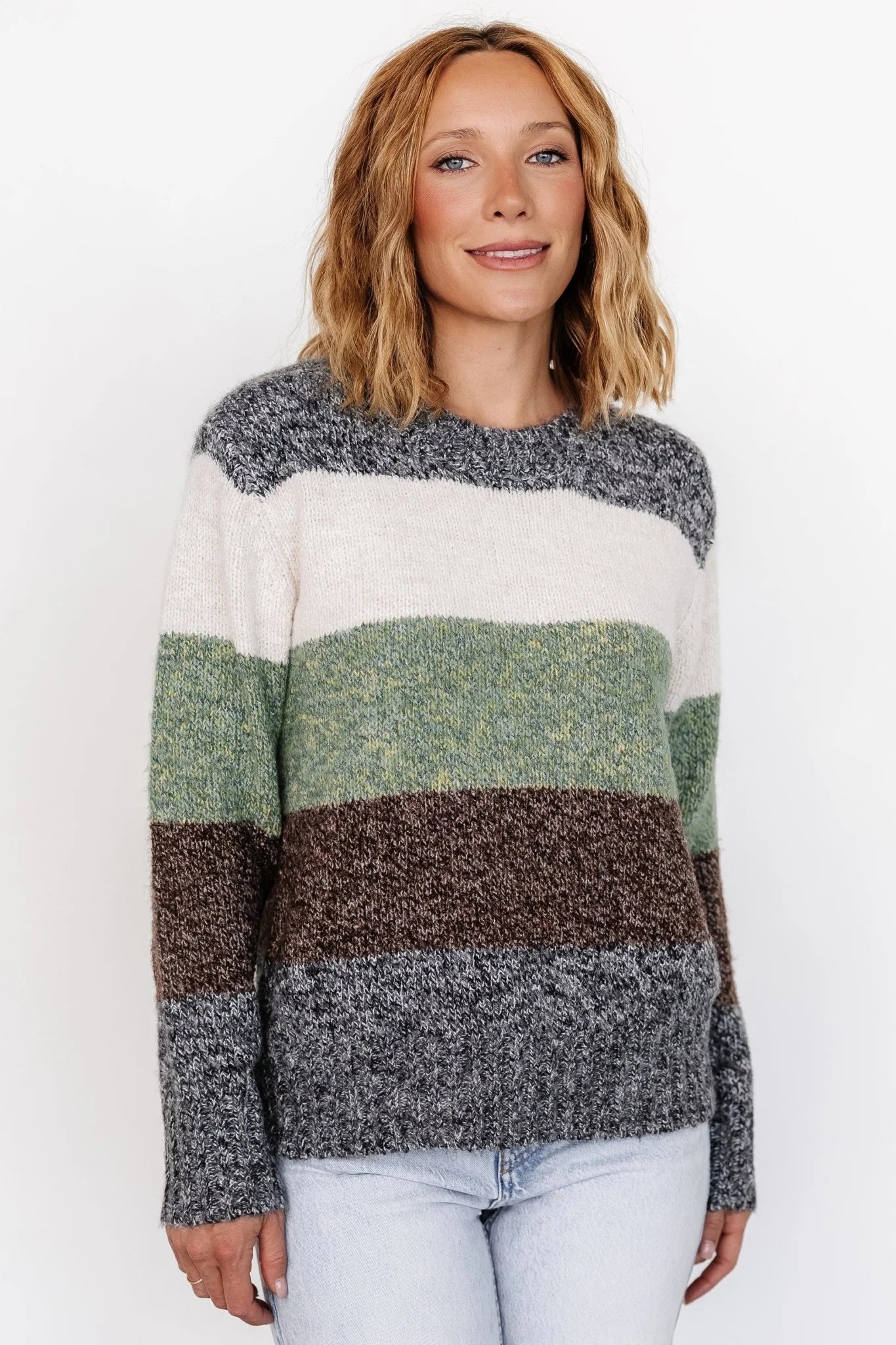 Ledger Sweater | Multi Stripe