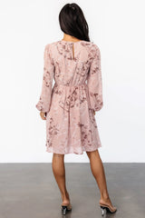 Rosalind Short Dress | Vintage Blush