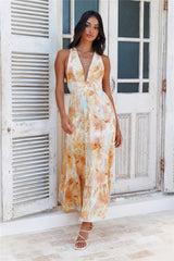 All Day Party Maxi Dress Yellow