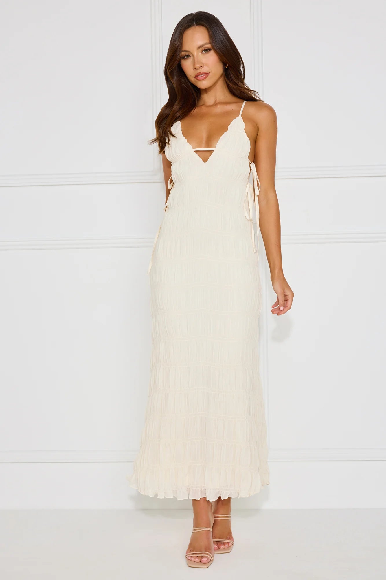 Breezy Basics Maxi Dress Beige