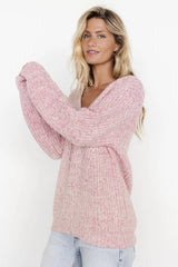 Rosie Knit Sweater | Soft Pink