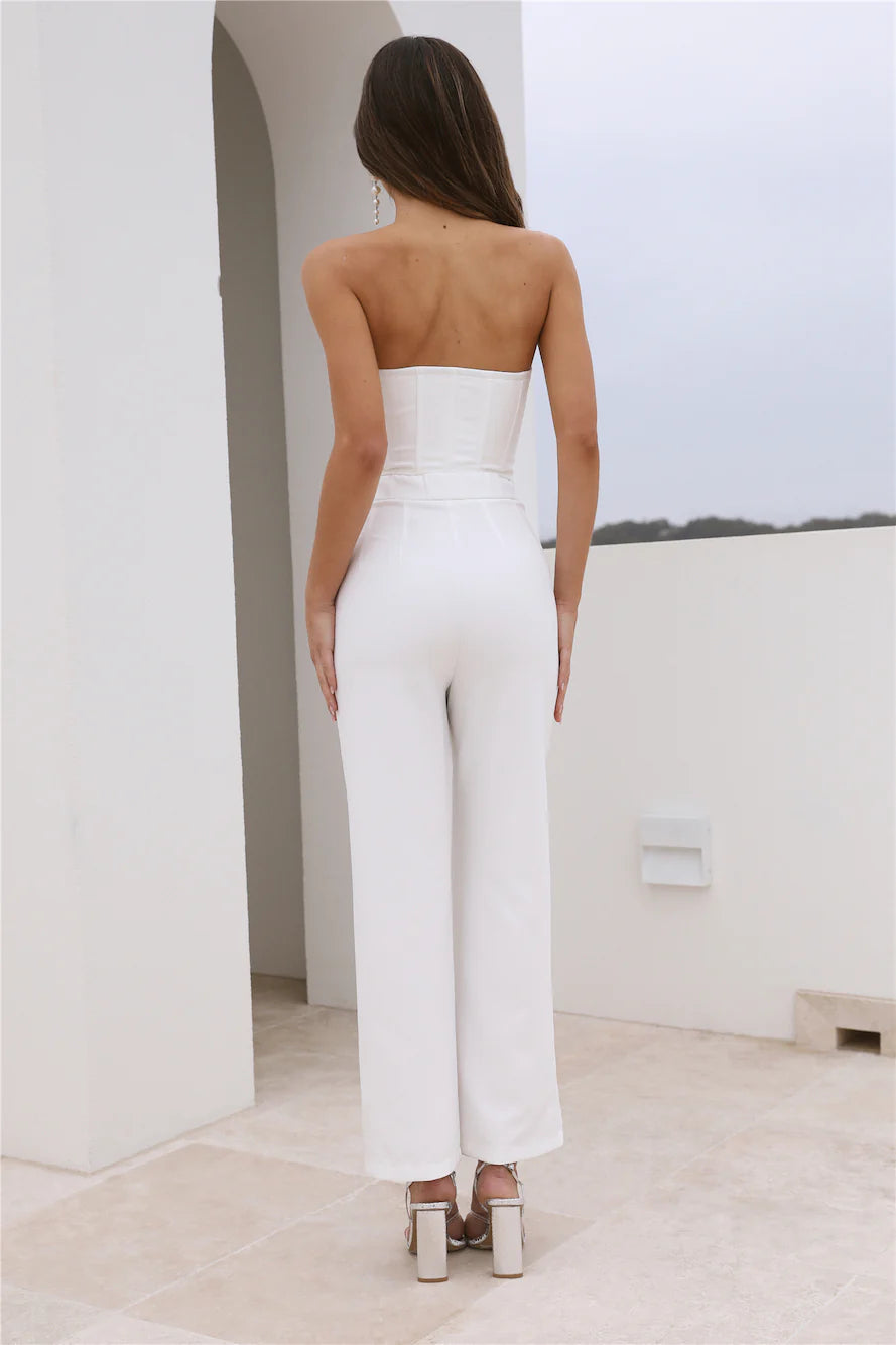 Craving Us Crop White