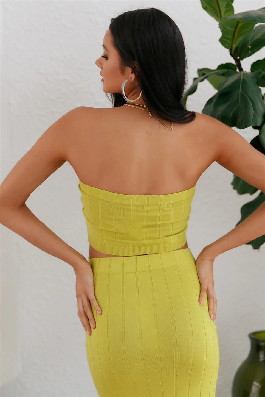 Evening Strut Crop Green