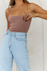 BASE  Day To Night Longline Top Mocha