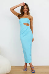 Bass Biased Midi Dress Blue
